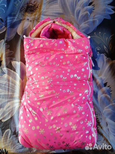 Детский зимний конверт