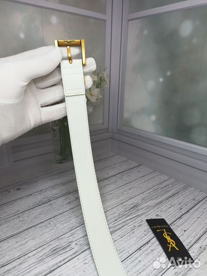 Ремень Ysl женский натуральная кожа премиум люкс