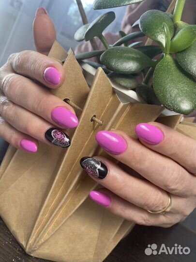 Маникюр с покрытием гель лак