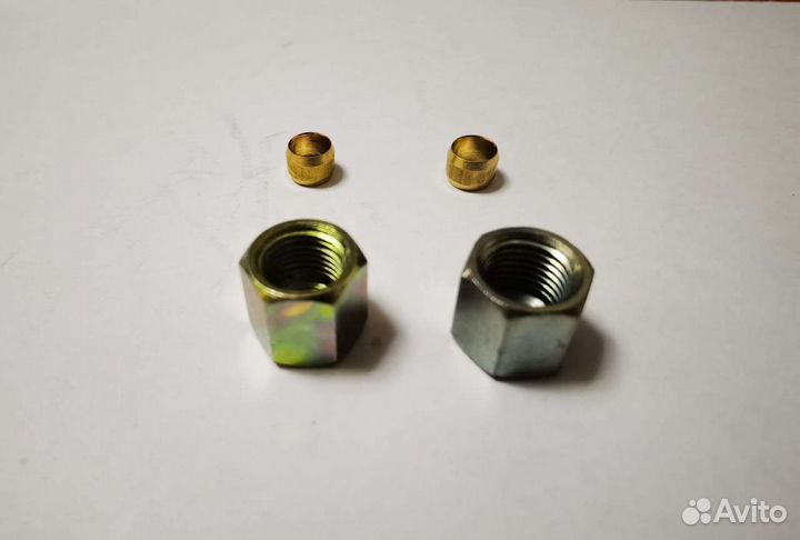 Обжимная гайка + муфта диаметр 8 мм