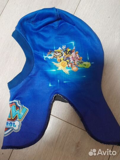 Шапка шлем и варежки- краги Щенячий patrol