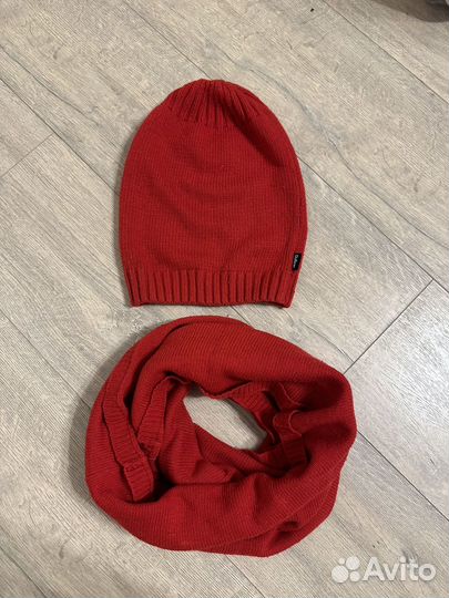 Комплект шапка и шарф для девочки Guliver