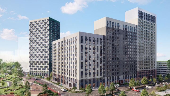 2-к. квартира, 55,4 м², 14/23 эт.