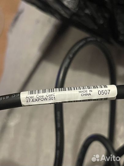 Кабель питания пк, принтера acer