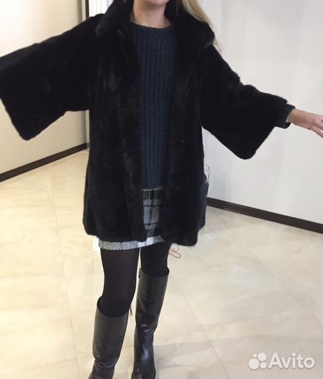 Шуба норковая. (Black Nafa)