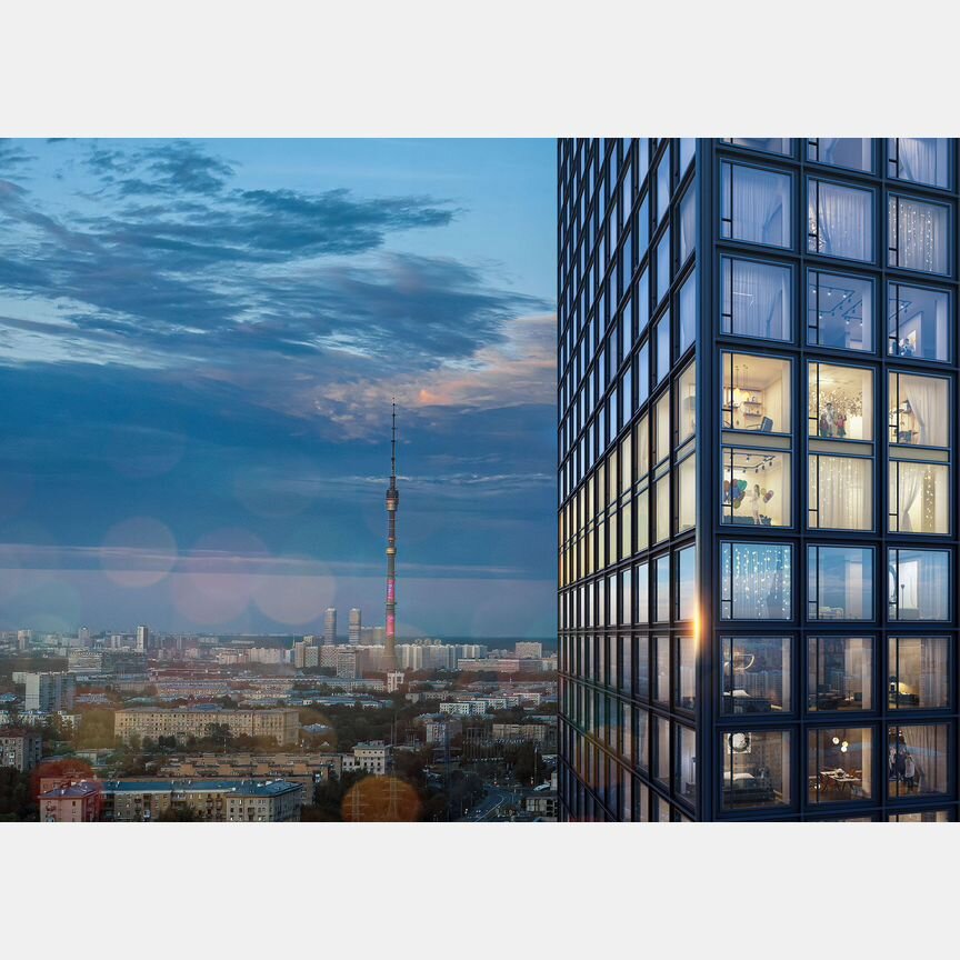 1-к. квартира, 41,6 м², 21/54 эт.