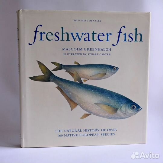 Винтажная книга про рыб на английском языке