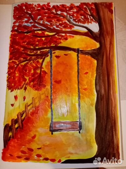 Рисунок для школы, дет. сада на заказ