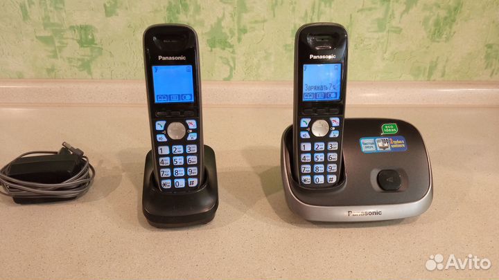 Радиотелефон panasonic 2 трубки