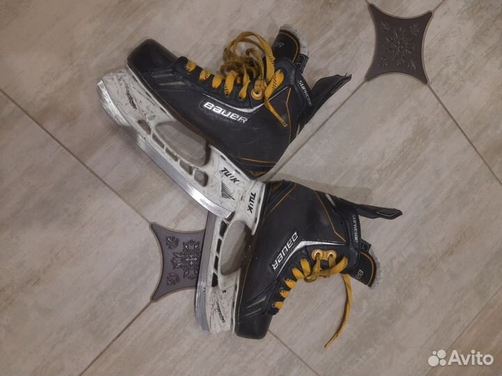 Хоккейные коньки bauer 33.5