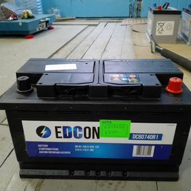 Аккумулятор edcon 80 Ah 740 A (EN) 12 V