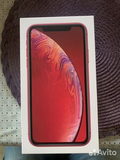 Коробка от iPhone xr 128 гб red