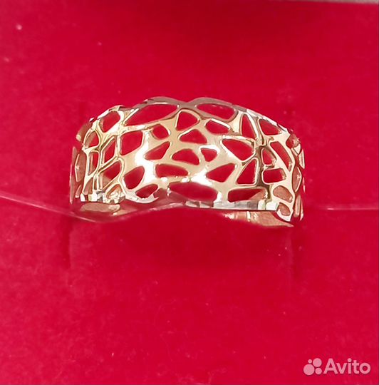 Золотое кольцо новое (арт.114398) Л101Б