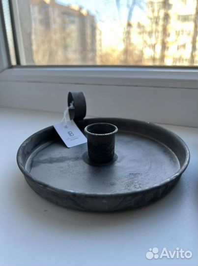 Подсвечник металлический новый