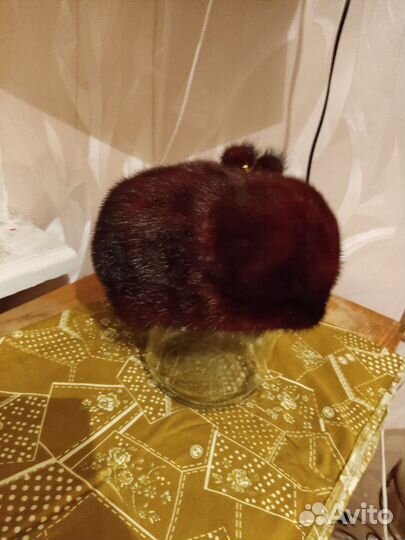 Шапка норковая женская