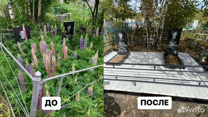 Памятники гранит, благоустройство