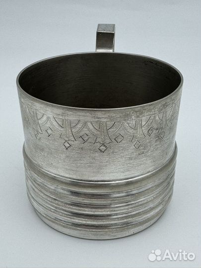 Подстаканник мельхиор И.ляховский с гербом