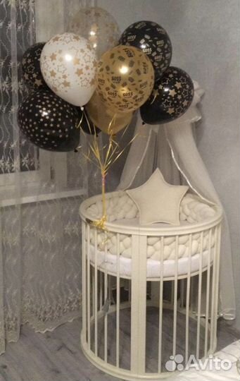 Косичка бортик и звездочка подушка