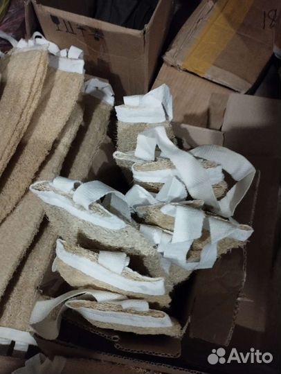 Мочалка из джута натуральная