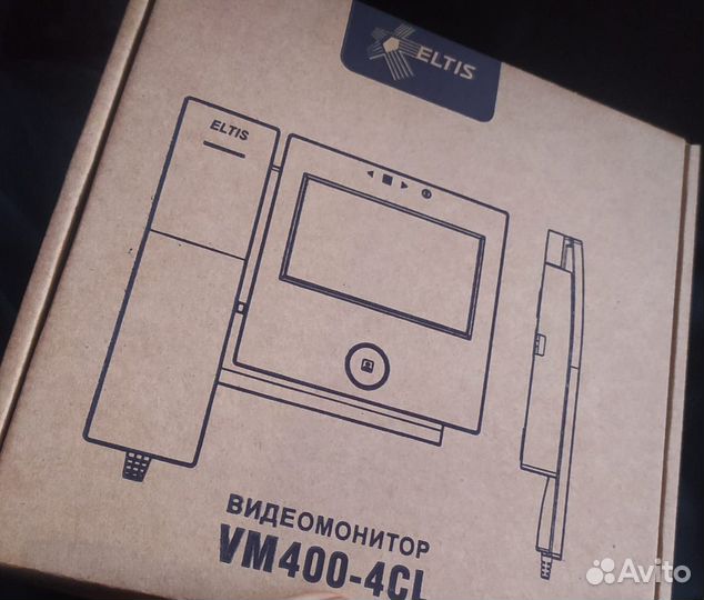 Видеодомофон Eltis VM400-4CL цветной с трубкой