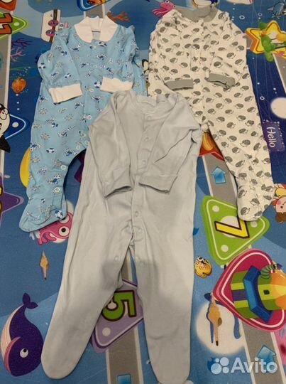 Пакет одежды на мальчика с рождения до года