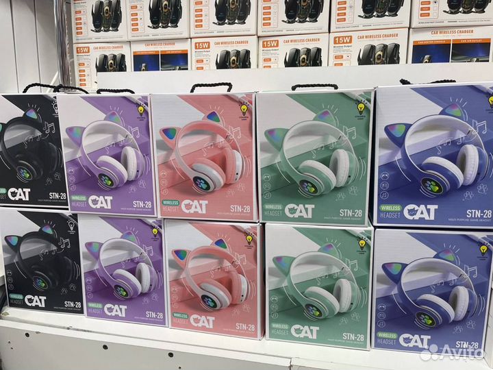 Детские наушники с ушками