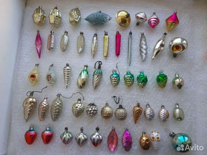 Новогодние елочные игрушки СССР советские