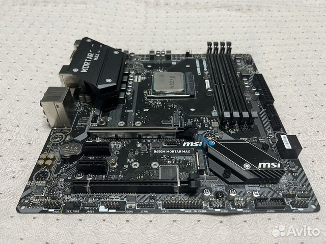 Материнская плата MSI B450M mortar MAX купить в Тюмени | Электроника ...
