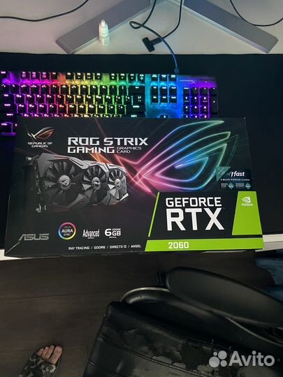 Видеокарта rtx 2060 asus rog strix