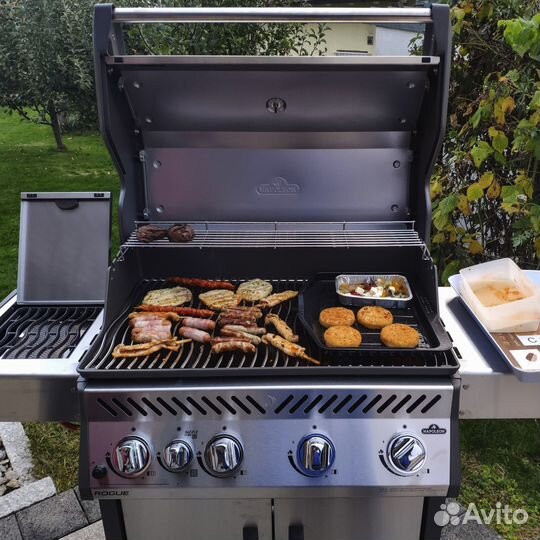 Газовый гриль Napoleon, Rogue-525 XT стальной, с и