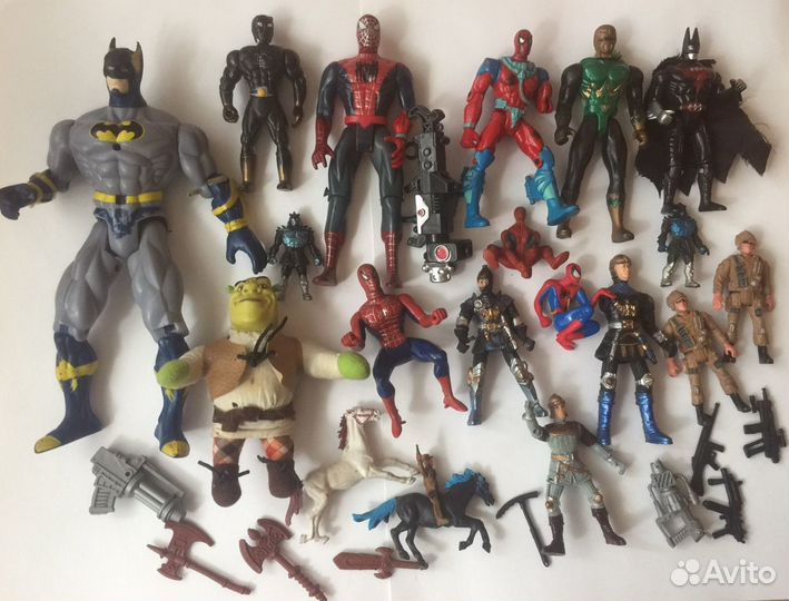 Человек паук. Черепашки ниндзя. Рыцари и др