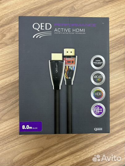 Hdmi кабель QED Active 8.0 m