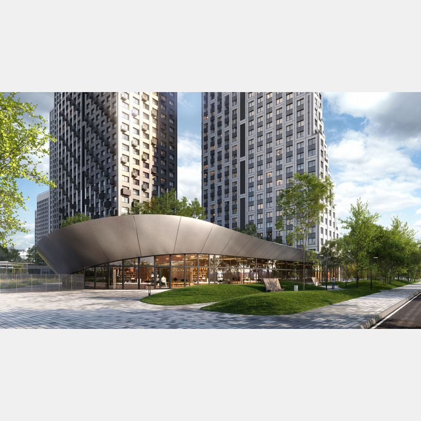 2-к. квартира, 33,5 м², 27/48 эт.