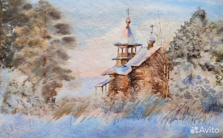 Картина акварель