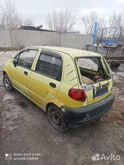 Запчасти на Daewoo matiz разбор