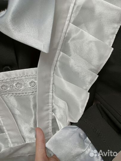 Платье школьное с фартуком