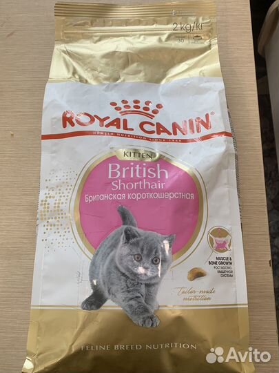 Royal Canin Корм для котят британских 2кг новый