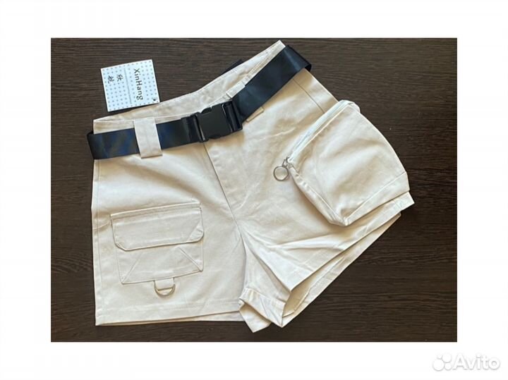 Шорты с высокой посадкой женские