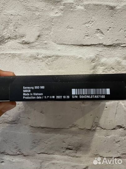 SSD Samsung 980 500 Гб M.2