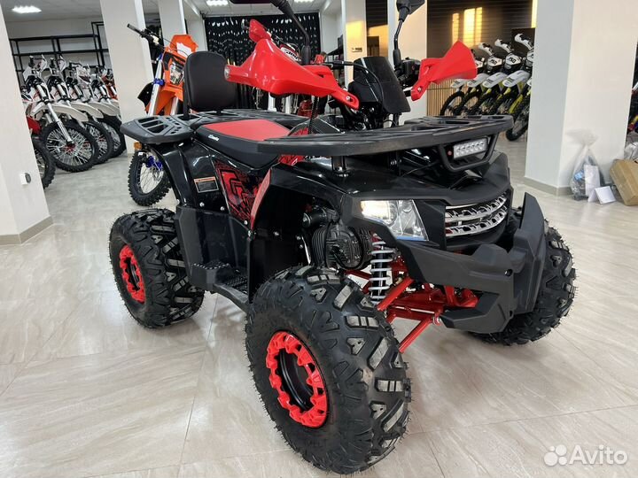 Квадроцикл детский FXmoto Hummer 125 красно-черный