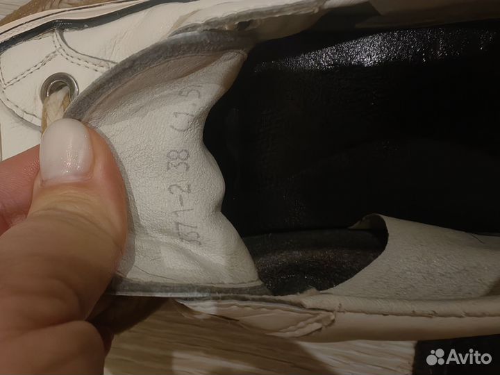 Кеды женские натуральная кожа 37