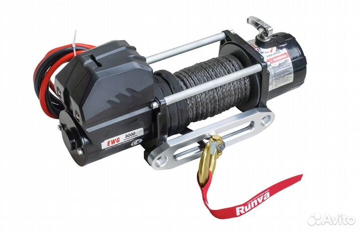Лебедка электрическая Runva Magnum 9000 синтетика