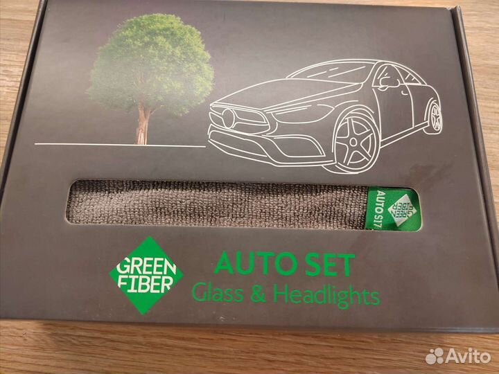 Набор для, ухода за стеклом и фарами Гринвей