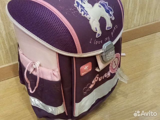 Рюкзак школьный для девочки с лошадью