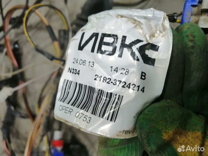 Проводка (коса) двери багажника для Лада Калина 2