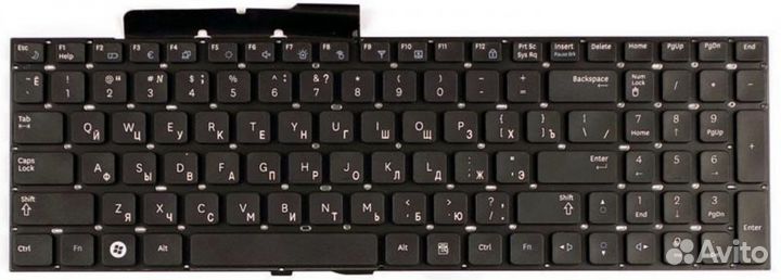 Клавиатура Samsung Q530 черная OEM