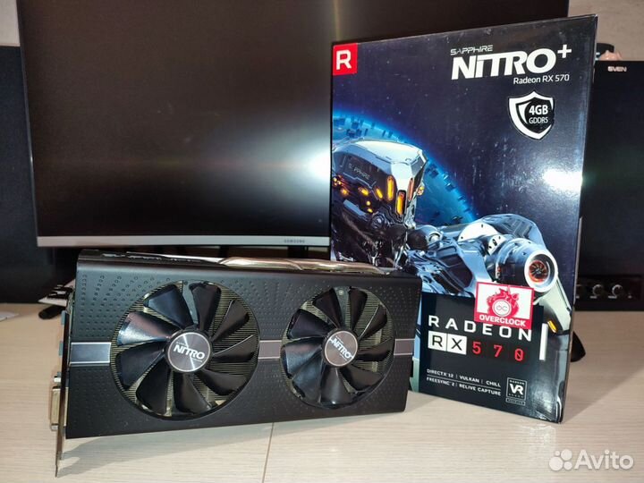 Rx 570 4gb sapphire nitro +