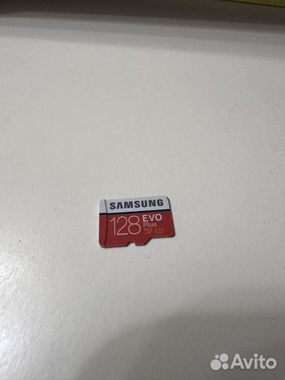 Карта памяти MicroSD 128 samsung evo plus