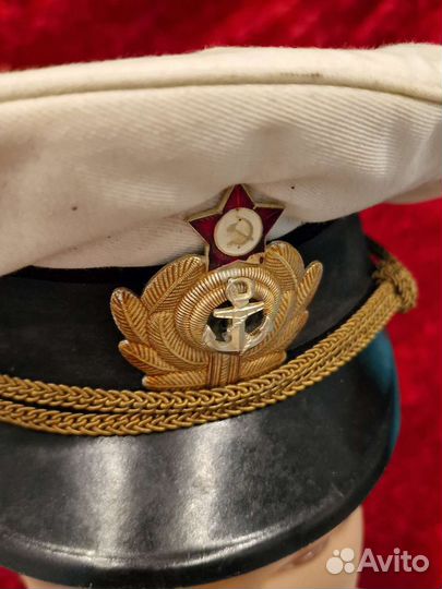 Фуражка летняя вмф морской флот СССР 1973