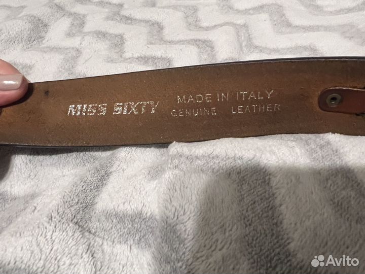 Ремень женский кожаный италия